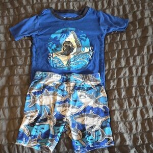 Place Blue Shark Pajama Set